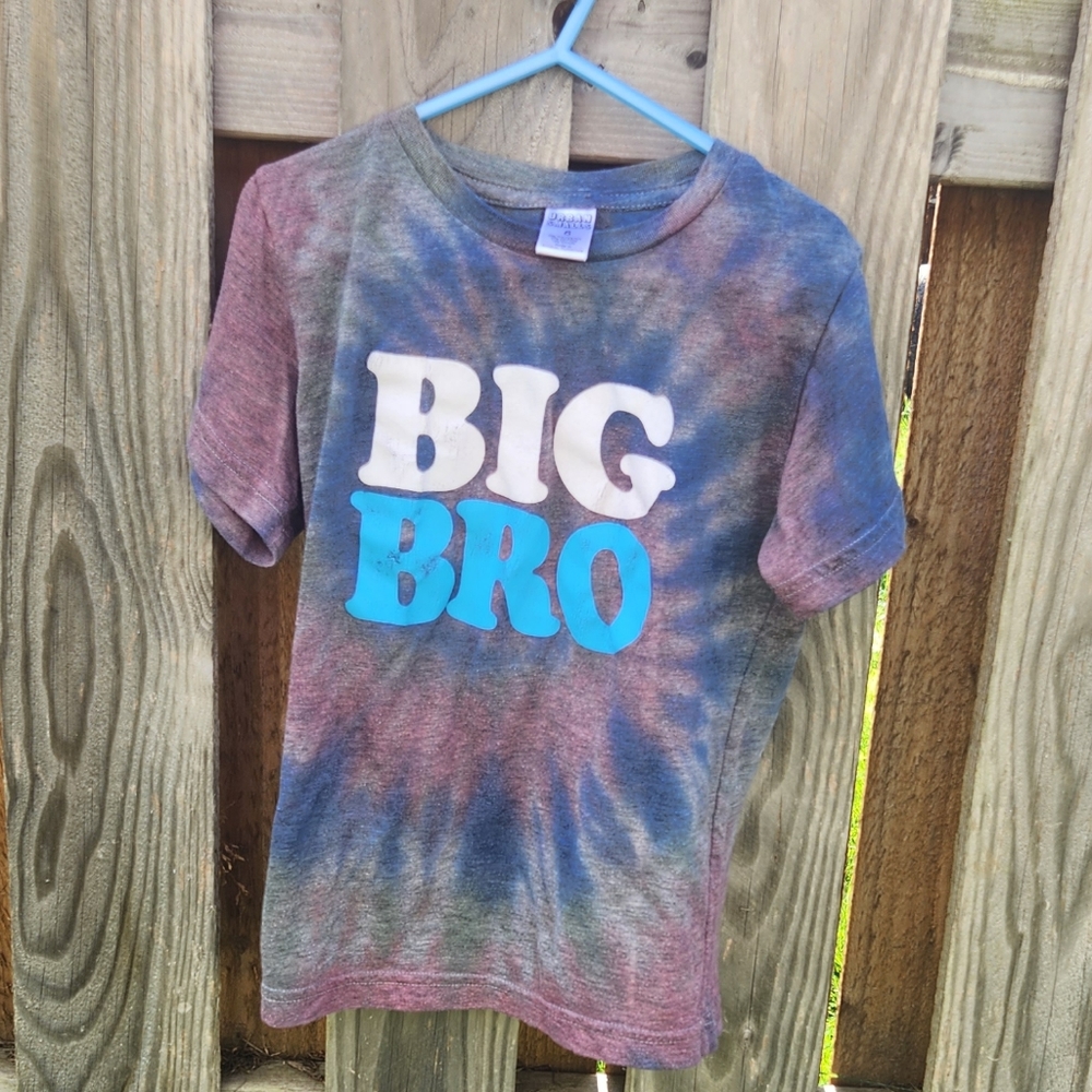 Upcycled Tie-Dye upcycled kids tee shirt